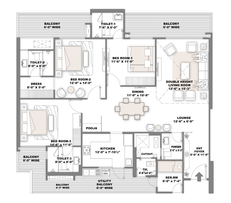 Shree Vardhman Samisha Ambrosia floor plan 2